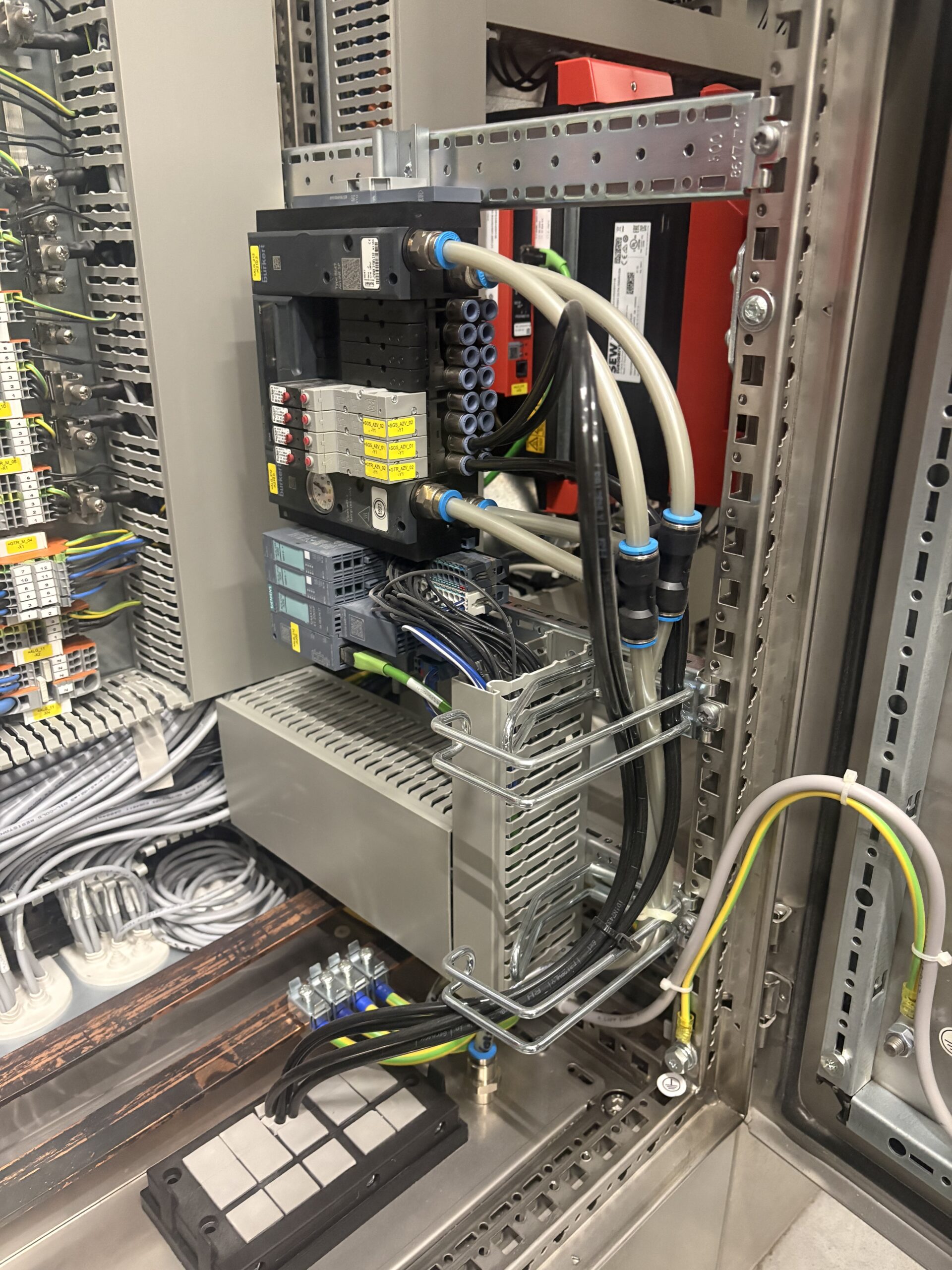 Le même module pneumatique après nettoyage cryogénique