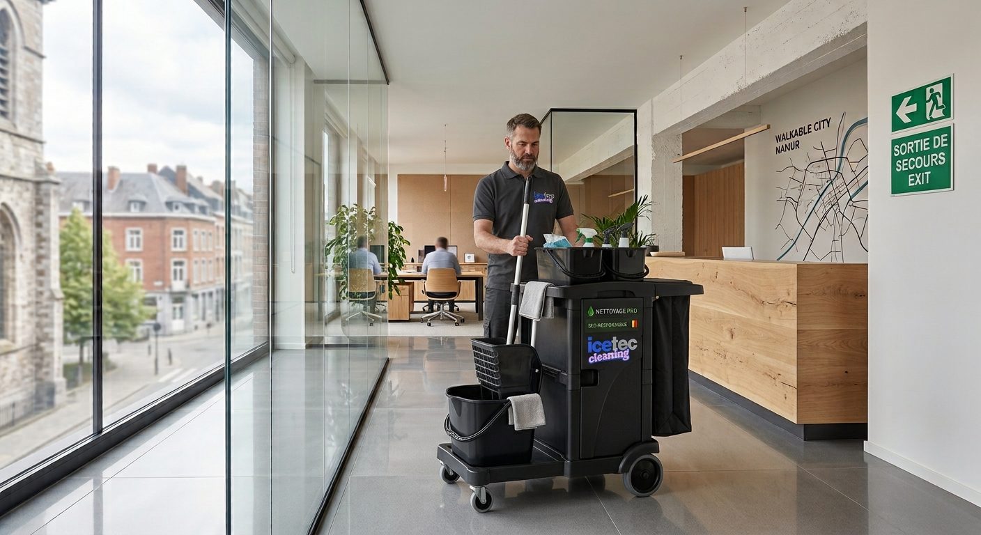 Nettoyage professionnel Icetec en Belgique