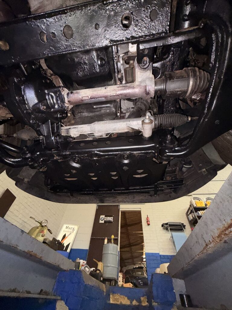 Voorste subframe na behandeling